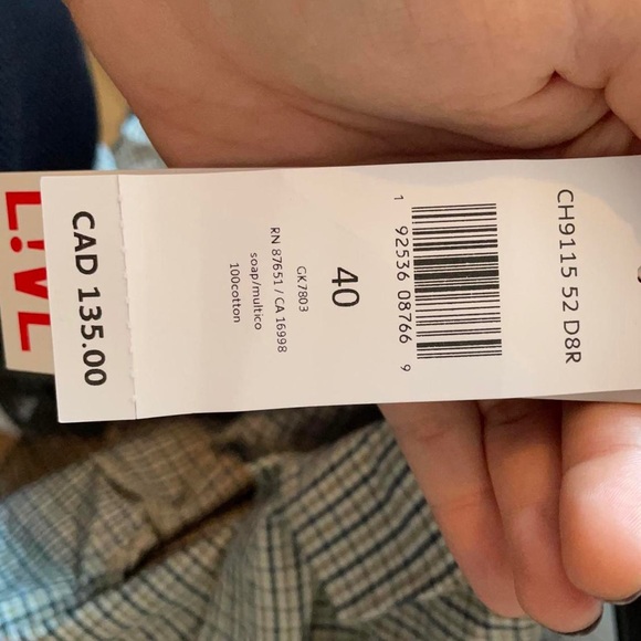 Lacoste gingham button up! - Picture 4 of 4